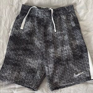 Nike Dynamic Black and Gray Shorts with Adjustable Fit